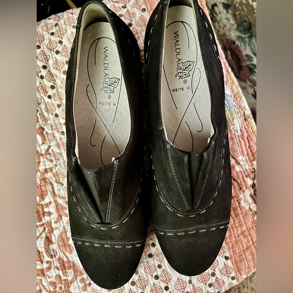 Waldlaufer Sueded Leather Shoes - Picture 2 of 7